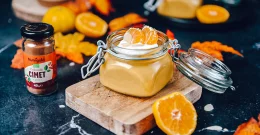 Mandarinen-Kürbis Pudding