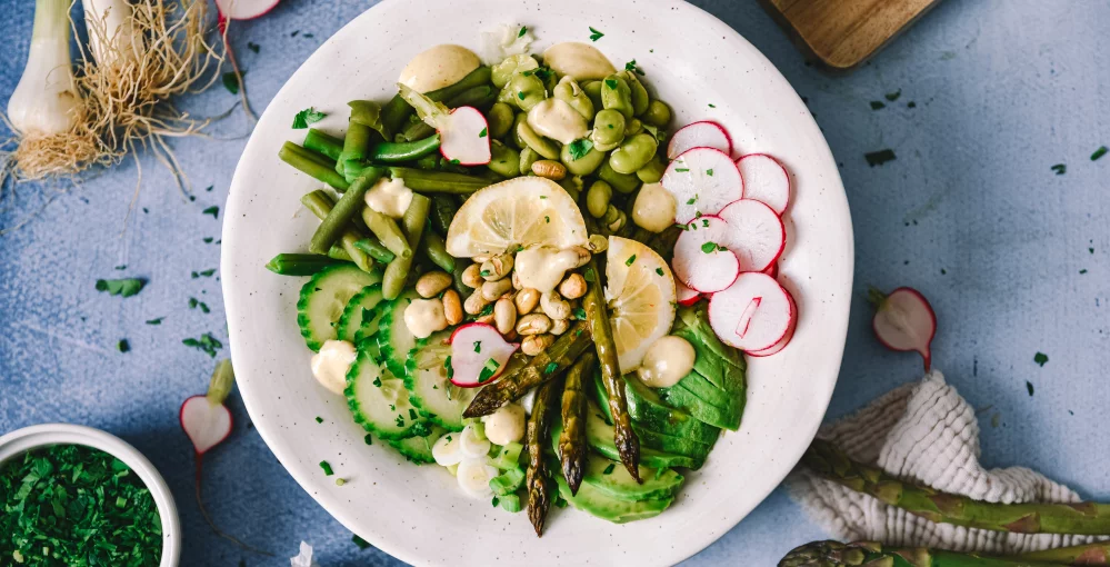 Salat mit Edamame