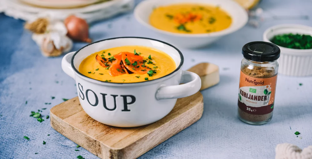 Geröstete Karottensuppe