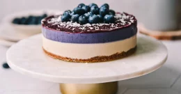 Heidelbeer-Rohkost Torte