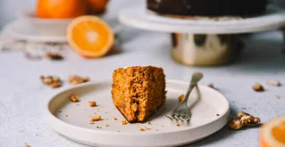 Karottenkuchen mit Orang
