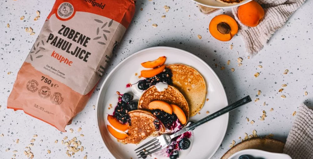 Proteinreiche Haferpfannkuchen