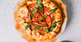 Galette mit Tomaten und Ricotta