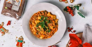 Winterliches Linseneintopf