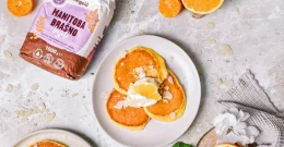 Pfannkuchen mit Orange