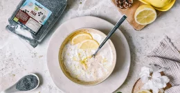 Haferbrei mit Zitrone und Mohn