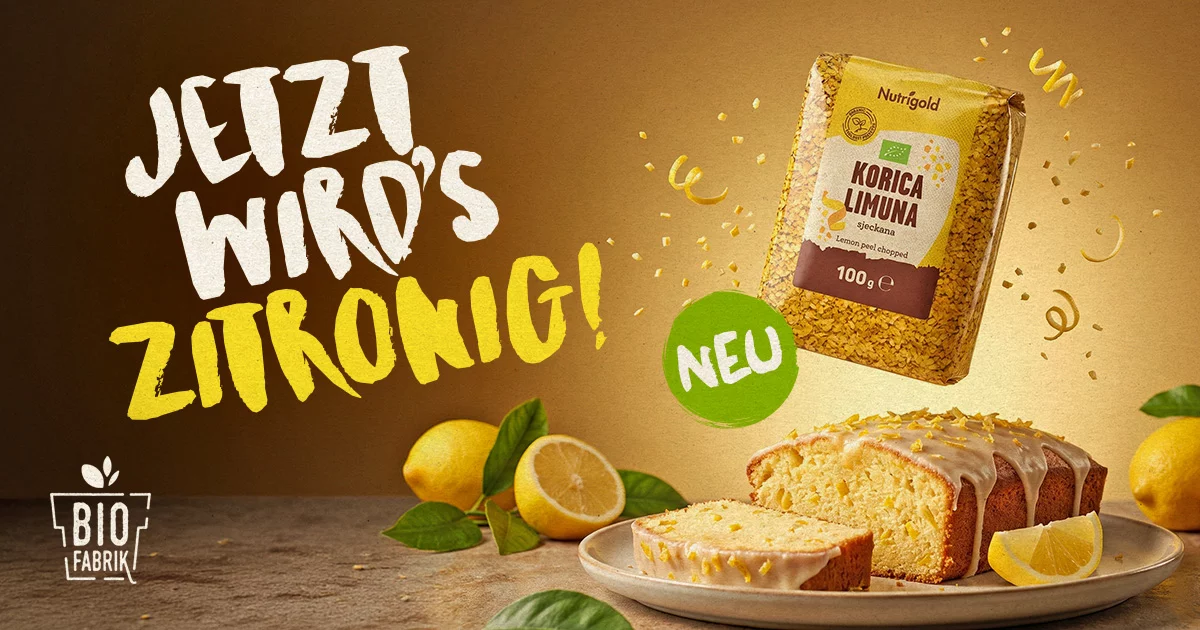 Ein Hauch Zitrone: So vielseitig ist Nutrigold Zitronenschale in der Küche!