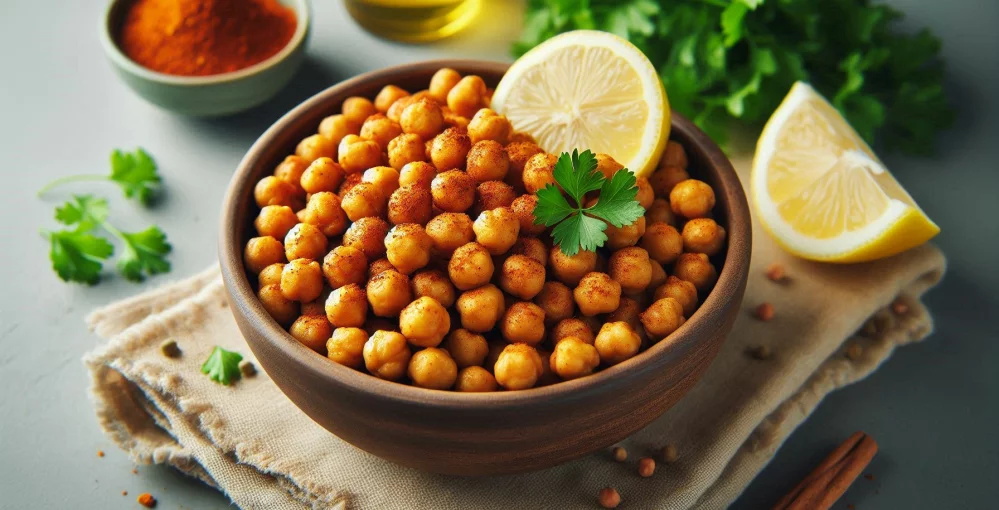Geröstete Kichererbsen