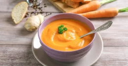 Cremige Karotten-Ingwer-Suppe